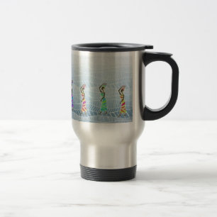 Women in Colourful Fabrics - Mug