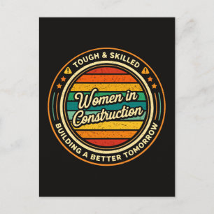 Women In Construction Tough And Skilled Postcard