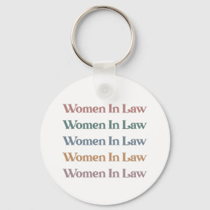 Women In Law Retro Attorney Law School Student Key Ring