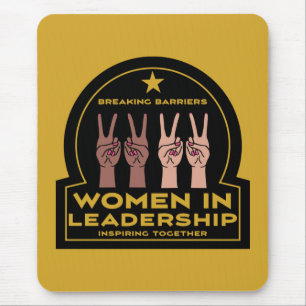 Women In leadership Mouse Mat