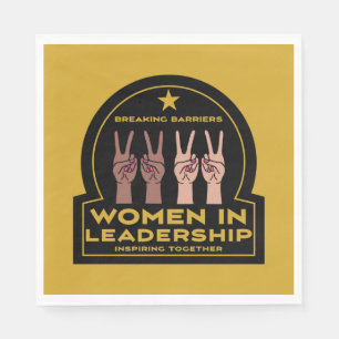 Women In leadership Napkin