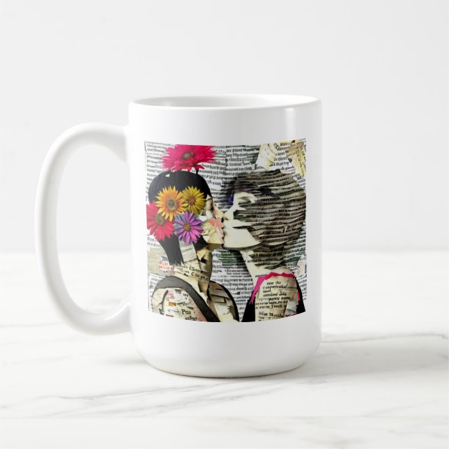 Women in Love | Pride Kiss Coffee Mug (Left)