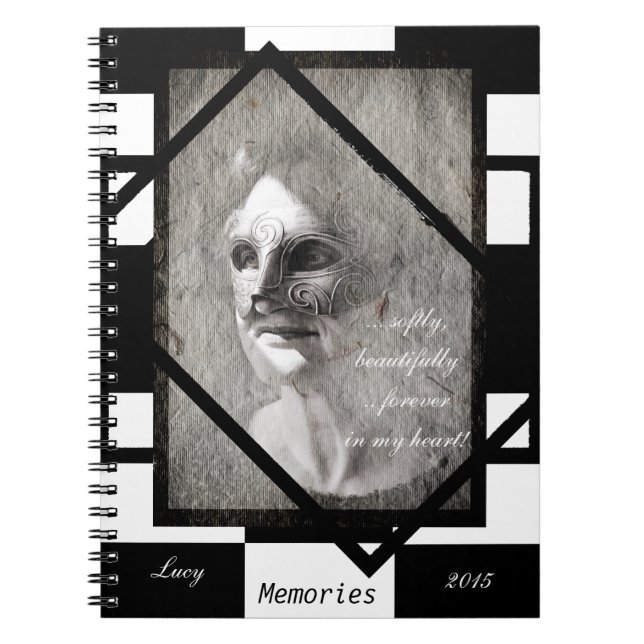 Women in Mask Artwork (Notebook) Notebook (Front)