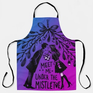 Women in matching aprons at BBQ