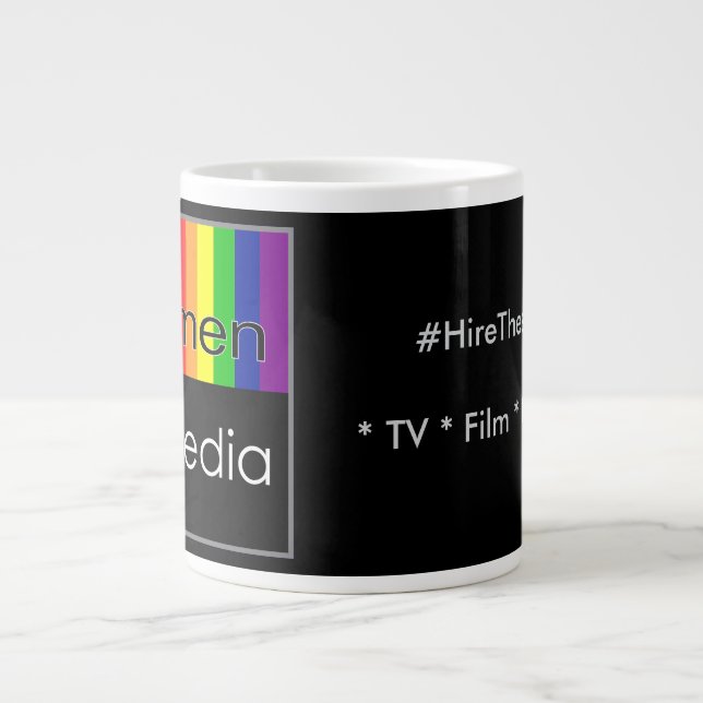 Women In Media Classic Mug Black (Front)