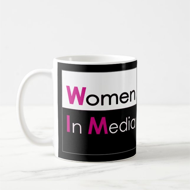 Women In Media Classic Mug Black (Left)