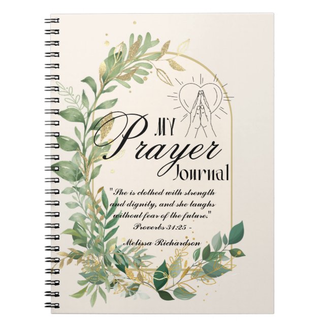 Women In Ministry Pastors Wife Prayer Journal  (Front)