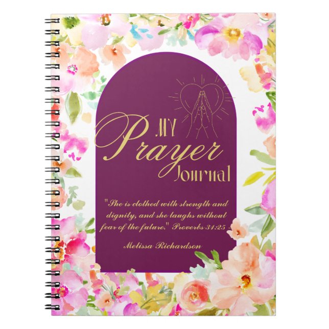 Women In Ministry Pastors Wife Prayer Journal  (Front)