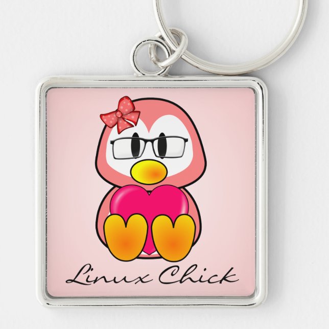 Women in Open Source Computer Technologies Key Ring (Front)