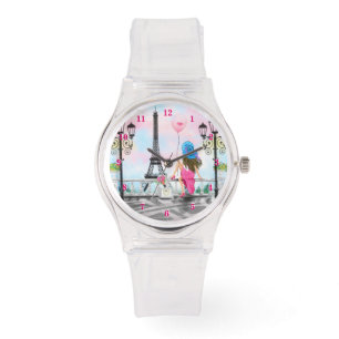 Women In Paris Eiffel Tower Watch Gift