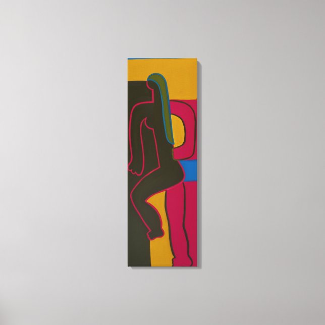 Women in Pink Canvas Print (Front)