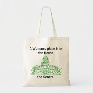 Women in politics tote bag