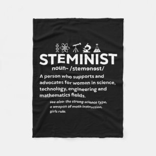 Women In Science Steminista Steminist 1  Fleece Blanket