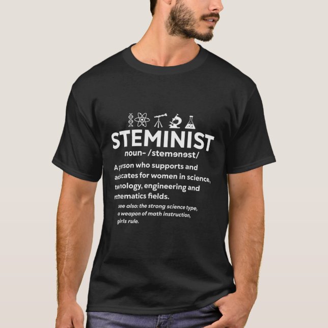 Women In Science Steminista Steminist 1  T-Shirt (Front)