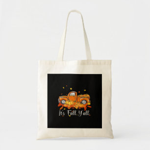 Women It’s Fall Y’all Pumpkin Autumn Tree Hello Fa Tote Bag