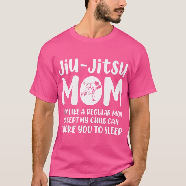 Women Jiu Jitsu Mum Brazilian Jujitsu Mma Bjj T-Shirt (Front)
