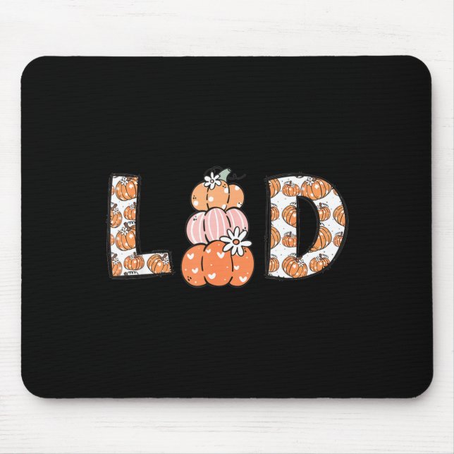 Women Labor And Delivery Nurse Fall Pumpkins Thank Mouse Mat (Front)