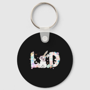 Women Labour And Delivery Nurse Easter Bunny Eggs Key Ring