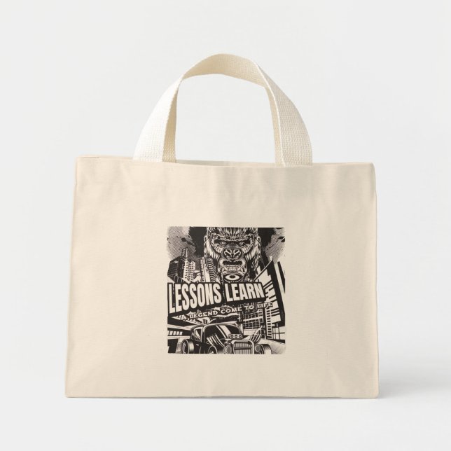 Women Legendary Gorilla Lessons Learn Tote Bag (Front)