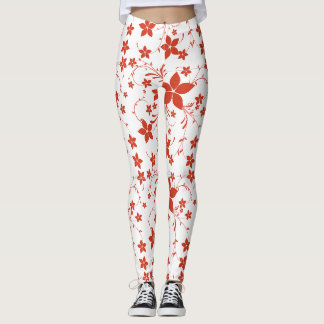 Women Leggings Floral Pattern