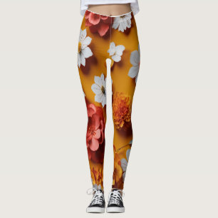 women leggings mustard yellow