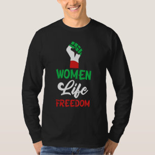 Women Life Freedom Cute Iranian Flag Women of Iran T-Shirt