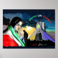 Women Life Freedom  Poster Paper (Matte)