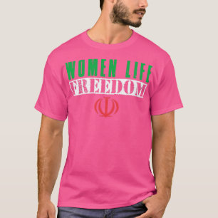 Women Life Freedom Vintage Style Text T-Shirt