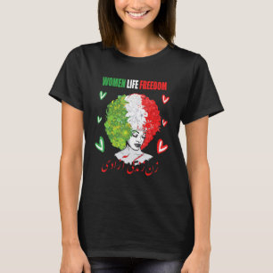Women Life Freedom Zan Zendegi Azadi Farsi Support T-Shirt