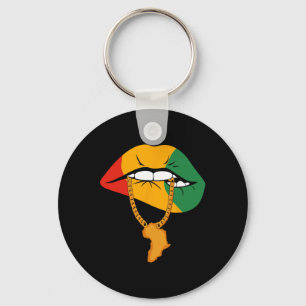 Women Lips Chain Black History Month African Chain Key Ring
