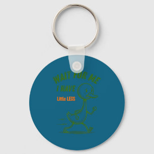 Women Little Legs Duck Duck Green Key Ring