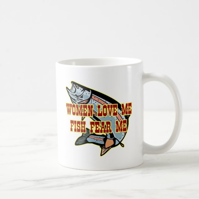 Women Love Me Fish Fear me Coffee Mug (Right)