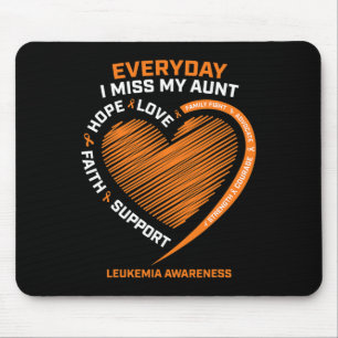 Women Loving Memory In Remembrance Aunt Leukaemia Mouse Mat
