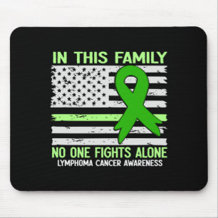 Women Lymphoma Cancer Flag Usa Lymphoma Cancer Mouse Mat