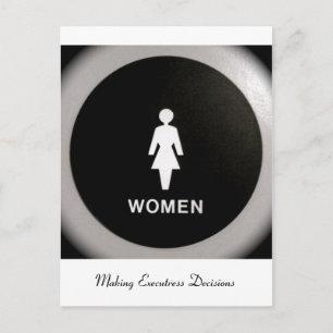Women - Making Executress Decisions Postcard