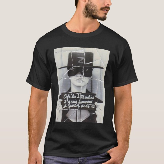 Women Men Amelie Photobooth Caf Des 2 Moulins Fren T-Shirt (Front)