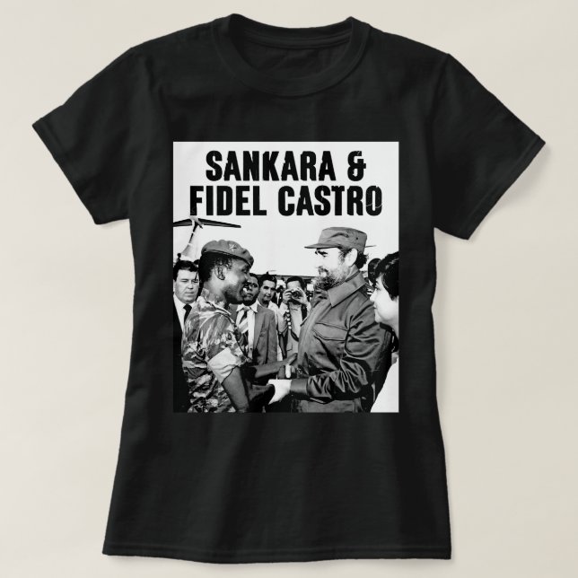 Women Men Che Guevara Thomas Of Sankara Africa Gif T-Shirt (Design Front)