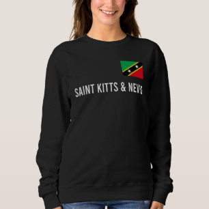 Women Men Kids Saint Kitts And Nevis Flag Souvenir Sweatshirt