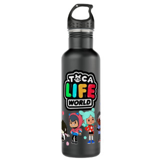 Women Men Manga Toca Boca Anime Gifts For Movie Fa 710 Ml Water Bottle