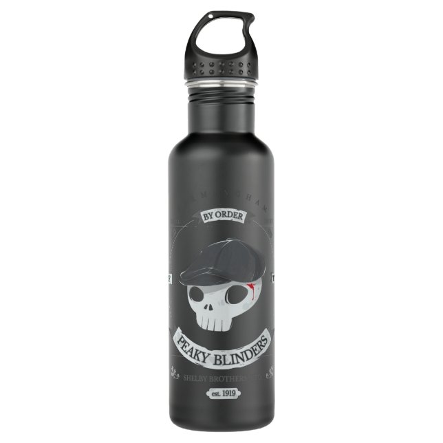 Women Men Peaky Blinders Cool Gifts 710 Ml Water Bottle (Front)
