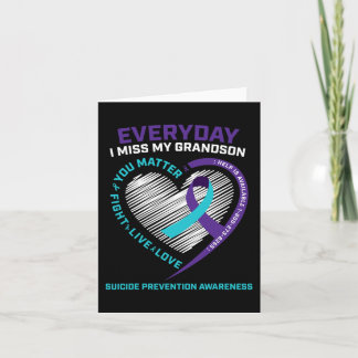 Women Men You Matter Prevention Grandson Suicide A Card