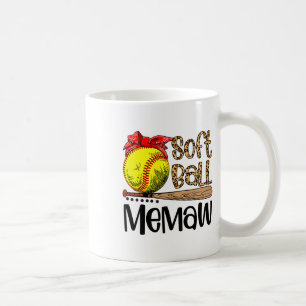 Women Mothers Day Softll Memaw Leopard Coffee Mug