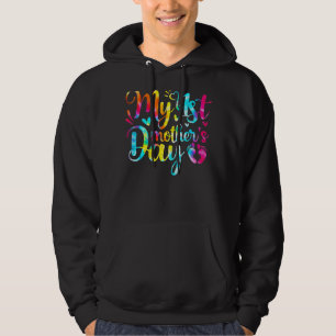 Women My First Mother's Day Pregnancy Announcement Hoodie