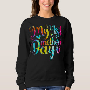 Women My First Mother's Day Pregnancy Announcement Sweatshirt