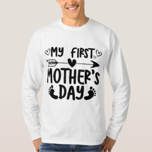 Women My First Mother's Day Pregnancy Announcement T-Shirt