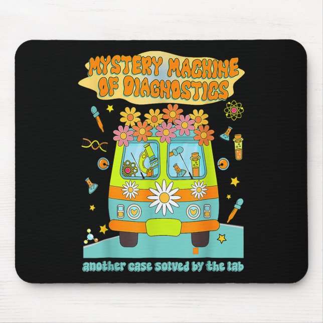 Women Mystery Machine Of Diagnostics Lab Tech Lab  Mouse Mat (Front)
