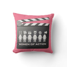 women of action pillow