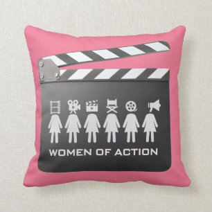 women of action pillow