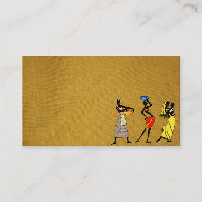 Women of Africa Business Card (Front)