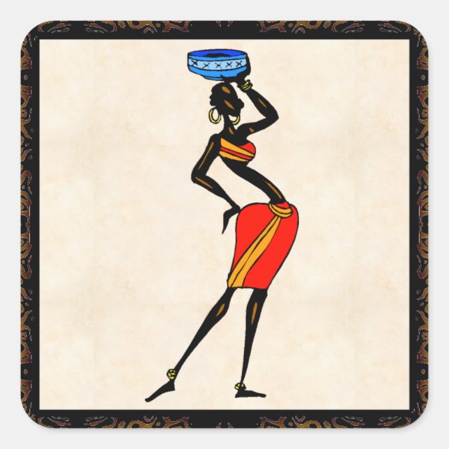 Women of Africa Sticker (Front)